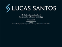 Tablet Screenshot of lucassantos.net